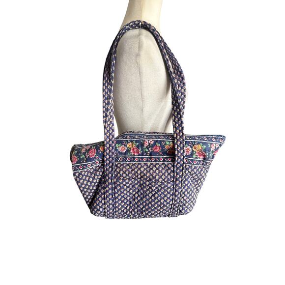 Vintage Vera Bradley Designs Quilted Tote Bag Made in USA Floral Print - Picture 1 of 7